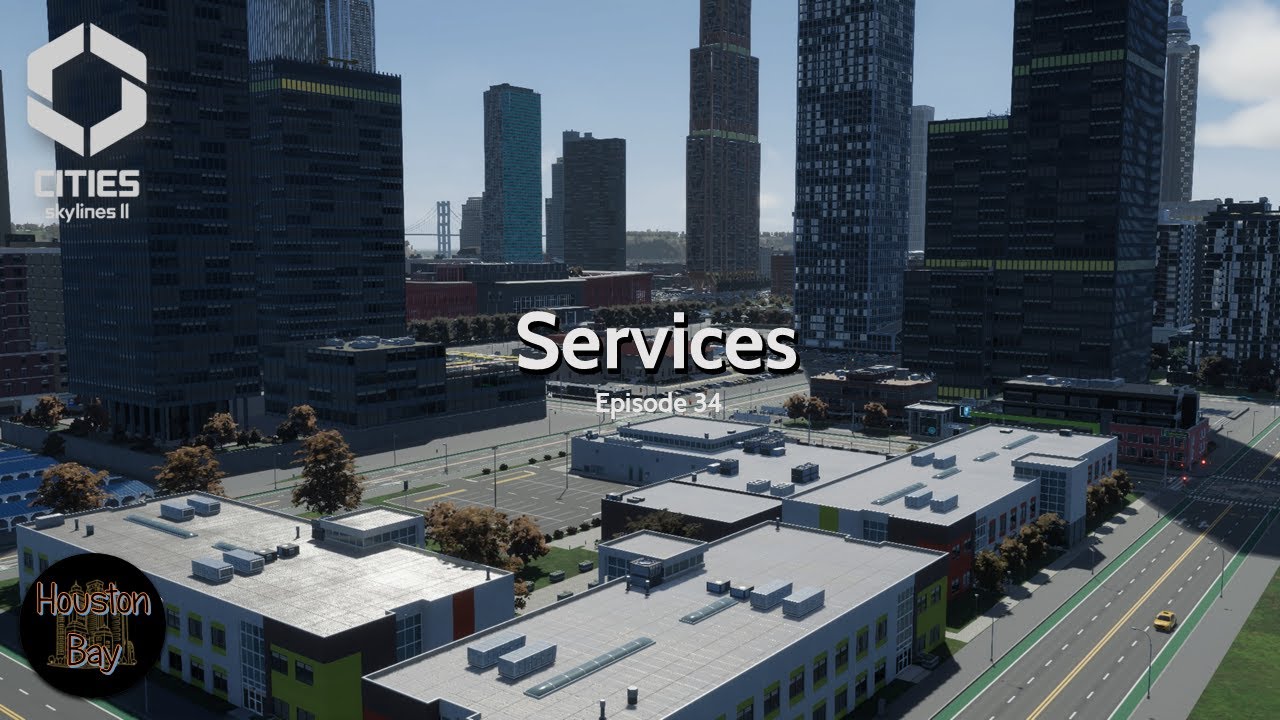 Новые услуги в Cities Skylines 2 | Хьюстонский залив | Эпизод 34