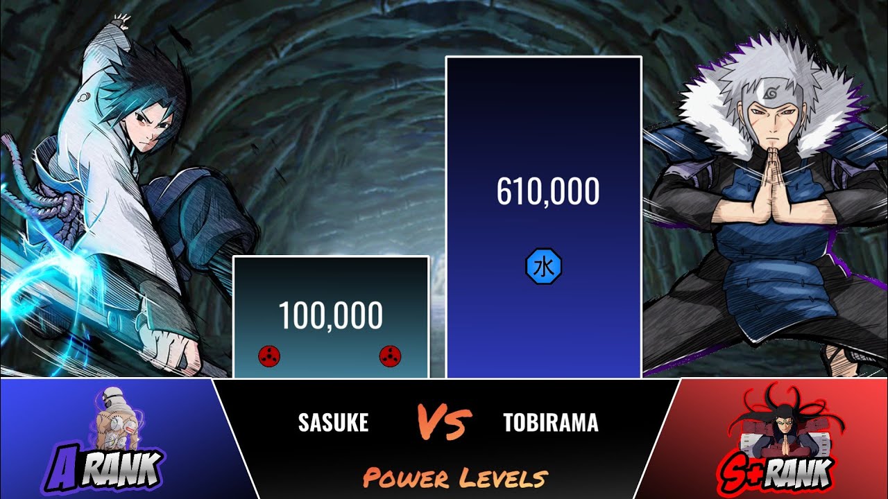 SASUKE VS TOBIRAMA POWER LEVELS