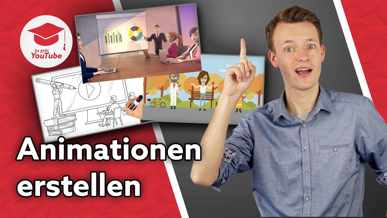 Erkl&auml;rvideo-Animationen f&uuml;r YouTube erstellen (Kostenlos & bezahlt mit Anleitung)