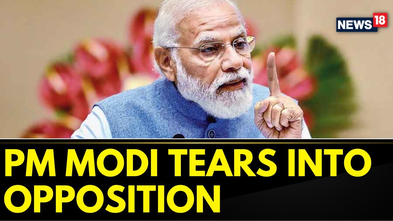 Parliament Monsoon Session | PM Modi Tears Into Opposition During BJP Parliamentary Meet | News18