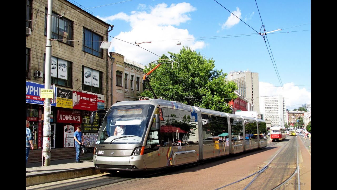 Київський трамвай- Електрон T5Б64 №801 04.07.2016 / Kyiv tram- Electron T5B64 №801