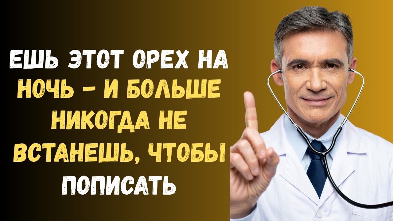 Беспокоитесь по ночам из-за проблем с мочевым пузырем? Вот 3 сухофрукта, которые помогут...
