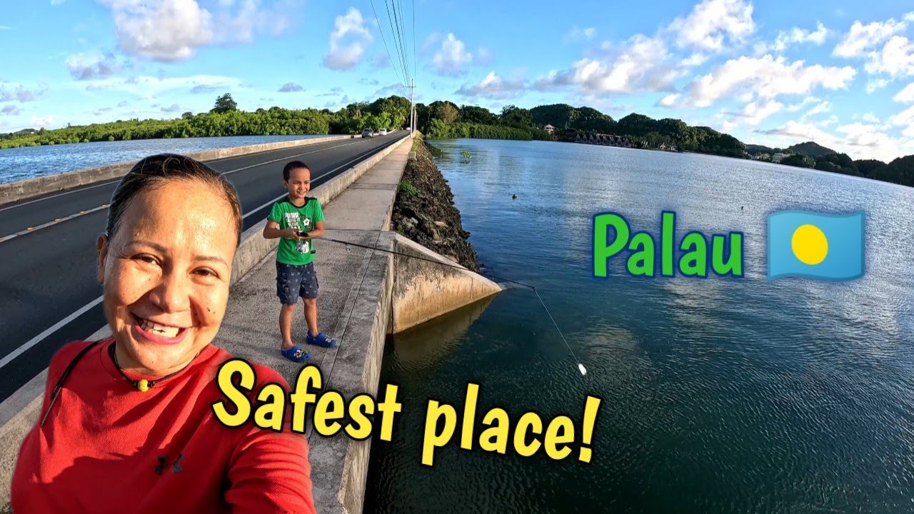 WALKING WHILE HAVING FUN IN  ISLAND OF PALAU #palau #pacificisland #philippines #islandlife