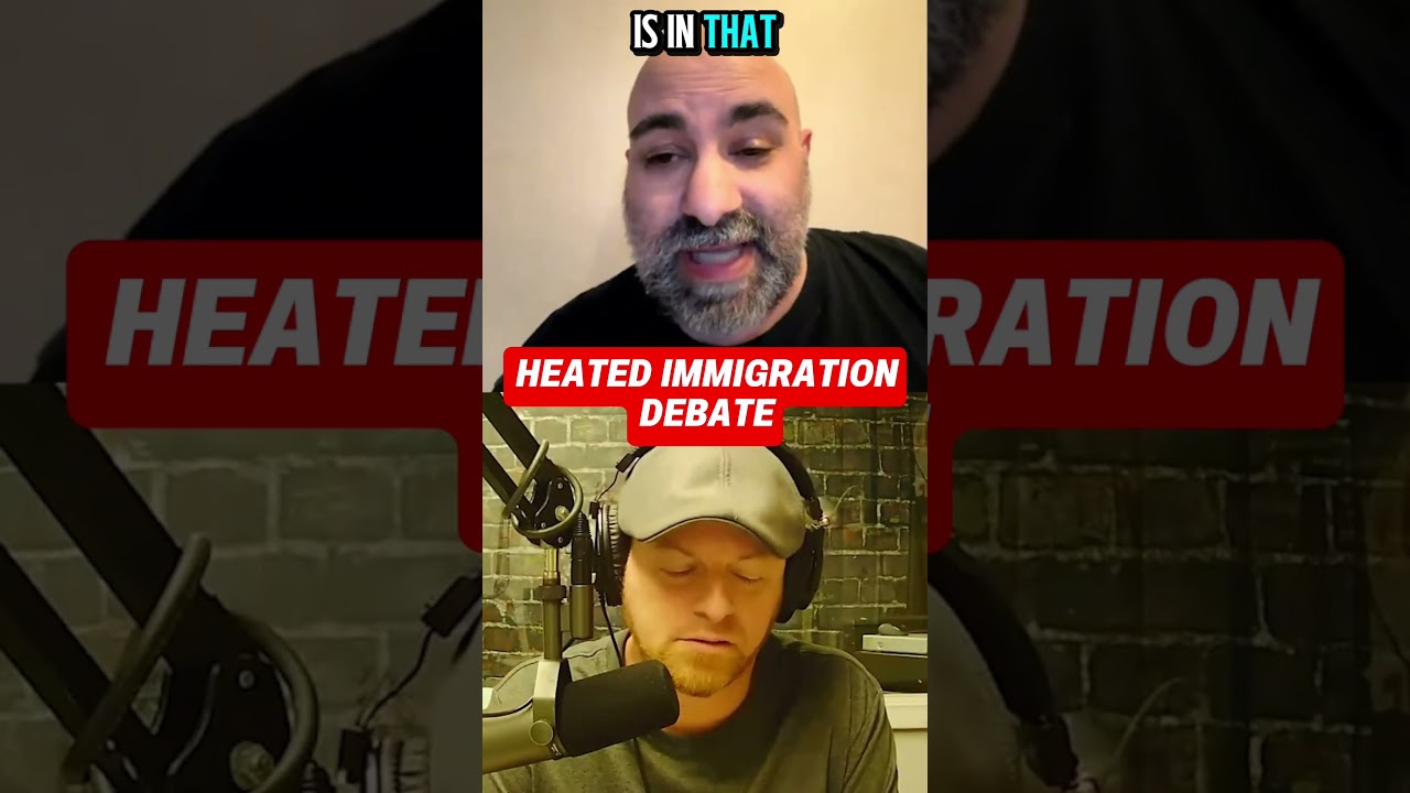 Immigration debate gets HEATED with right winger! 