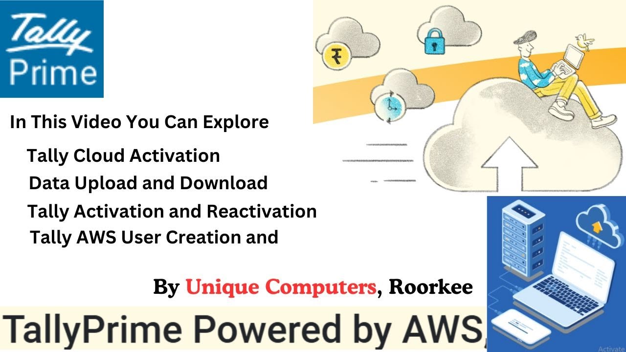 Tally on Cloud AWS|Tally Prime AWS Activation|AWS Data Upload and Dwonload