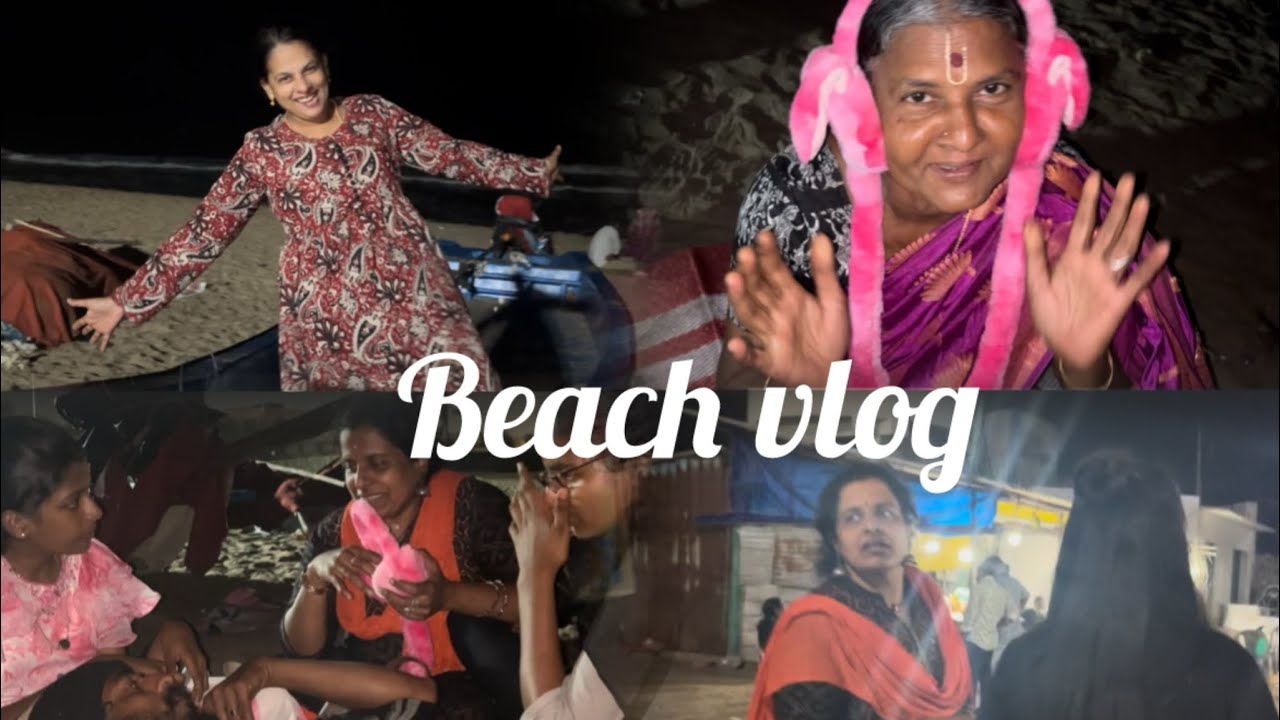 ECR ku porom beach ku | Family ya ponom semaiya enjoy panom 