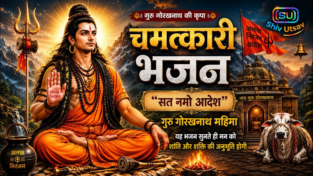 सत नमो आदेश🔱 गुरु गोरखनाथ का शक्तिशाली भजन | 🙏 सुनते ही मन में ऊर्जा भर जाए
