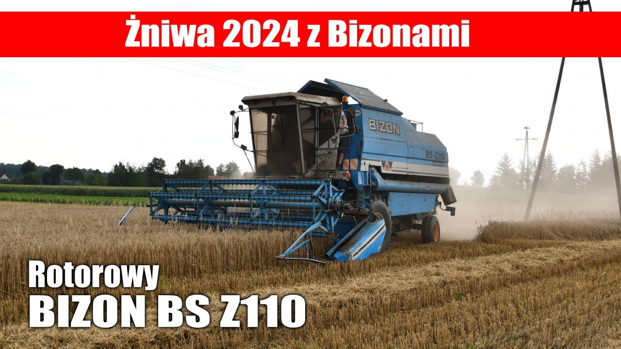Rotorowy BIZON BS Z110 &ndash; żniwa 2024