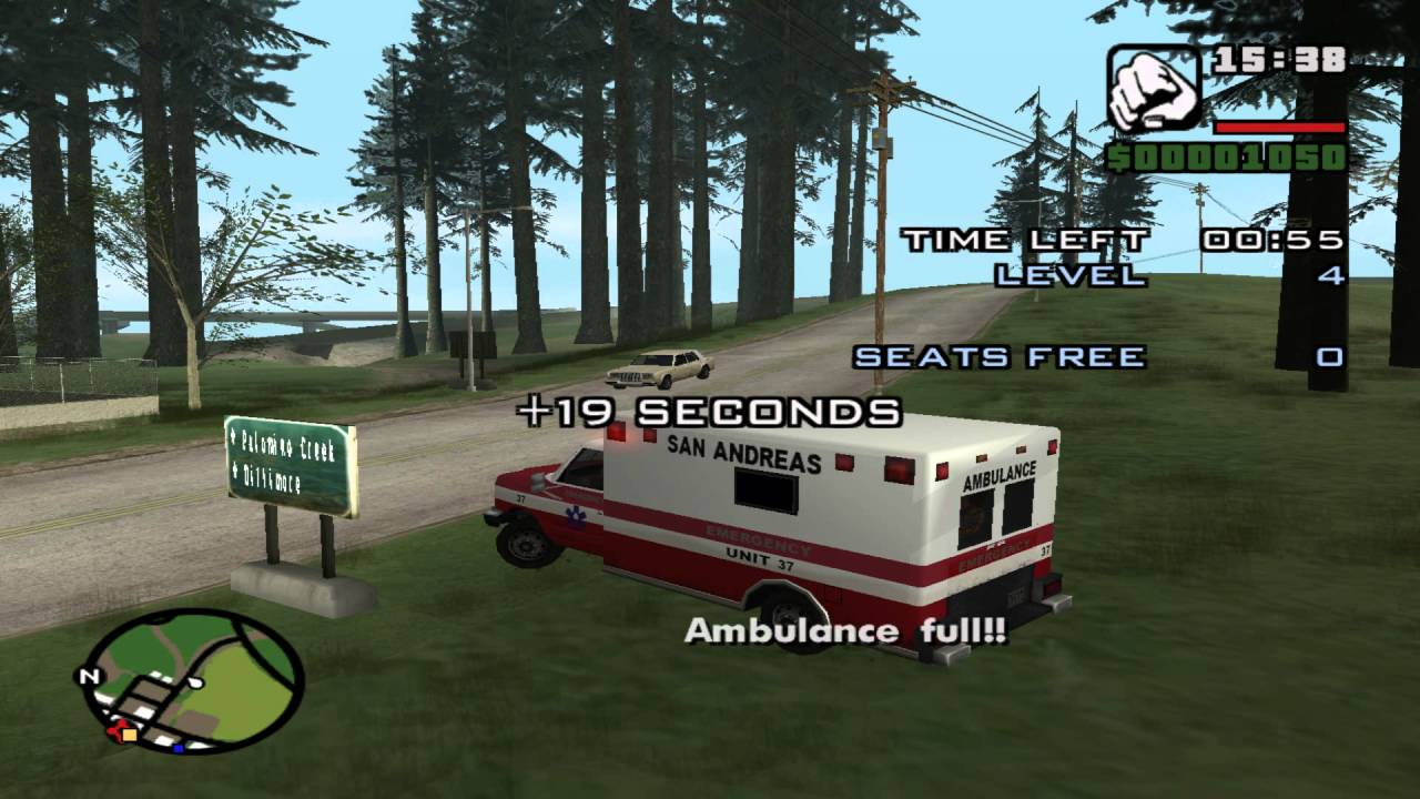 GTA SA: Paramedic from beginning of the game (Montgomery)