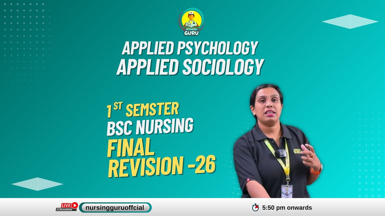 APPLIED PSYCHOLOGY APPLIED SOCIOLOGY 1st SEMESTER