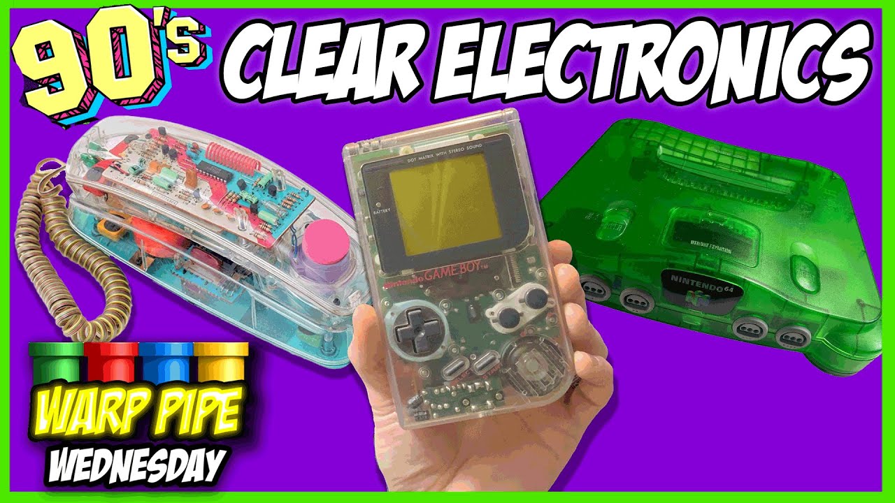 Relive the 90s with these Transparent Electronic Devices! ~ Warp Pipe Wednesday ~ 🟪 EP 10