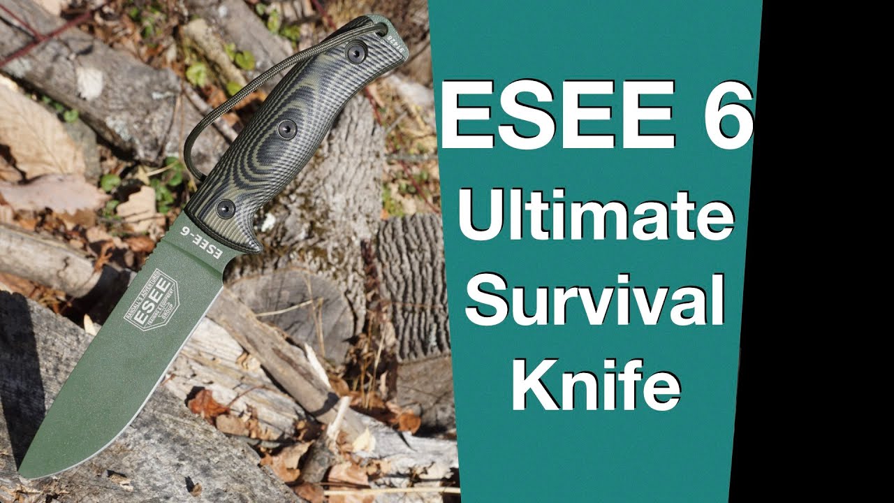 ESEE 6 Survival Knife - Field Test and Review