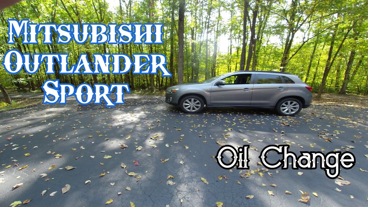 Замена масла в Mitsubishi Outlander Sport M1-110A. Слив. Заправка. Течь.