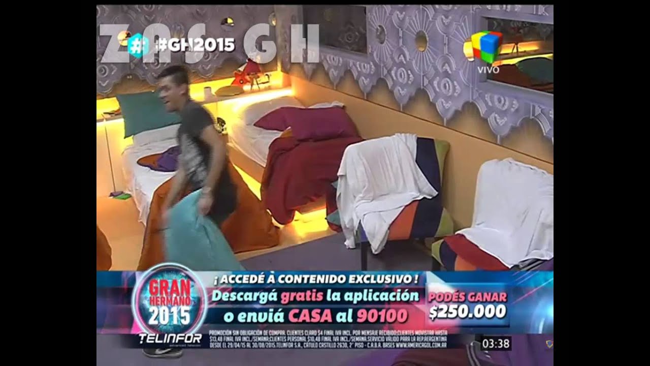Marian y Brian jugando a las luchas [GH 2015]