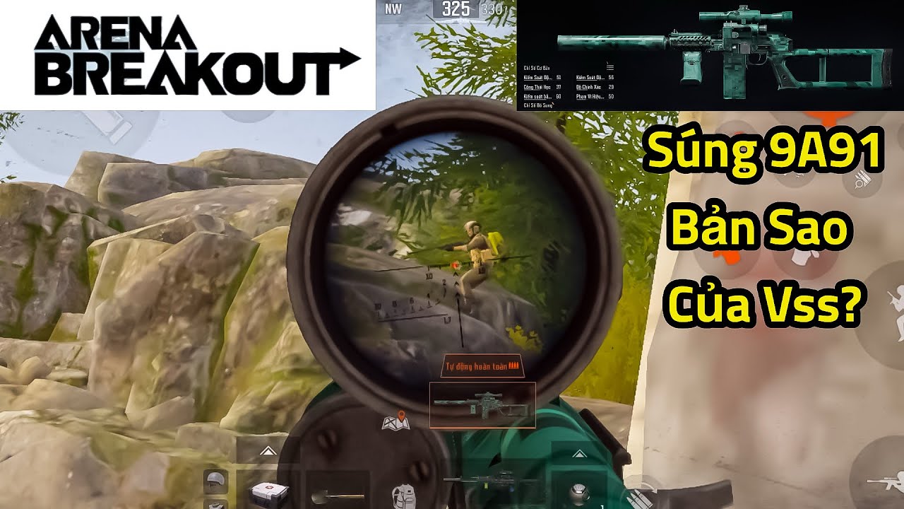Arena Breakout S10 - Súng 9A91 Hình Dáng Của VSS Nhưng Khi Bắn Thì Hơi Lạ!