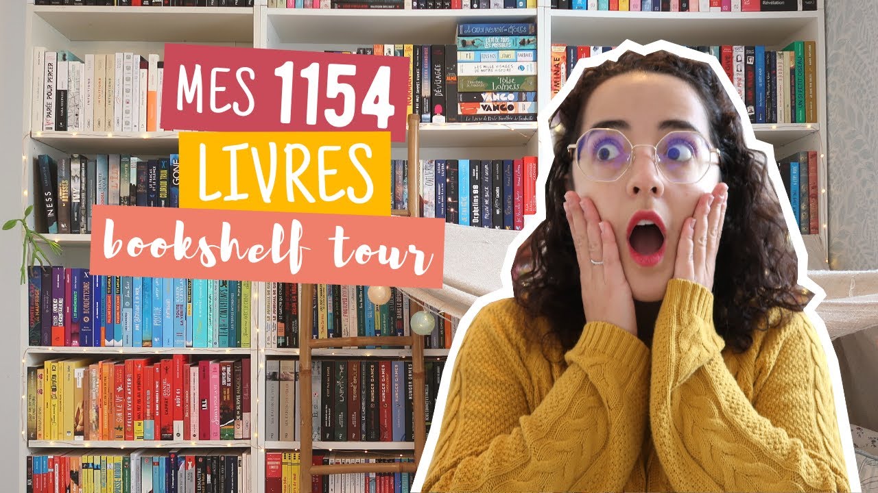 MES 1154 LIVRES 📚 Bookshelf tour 2021