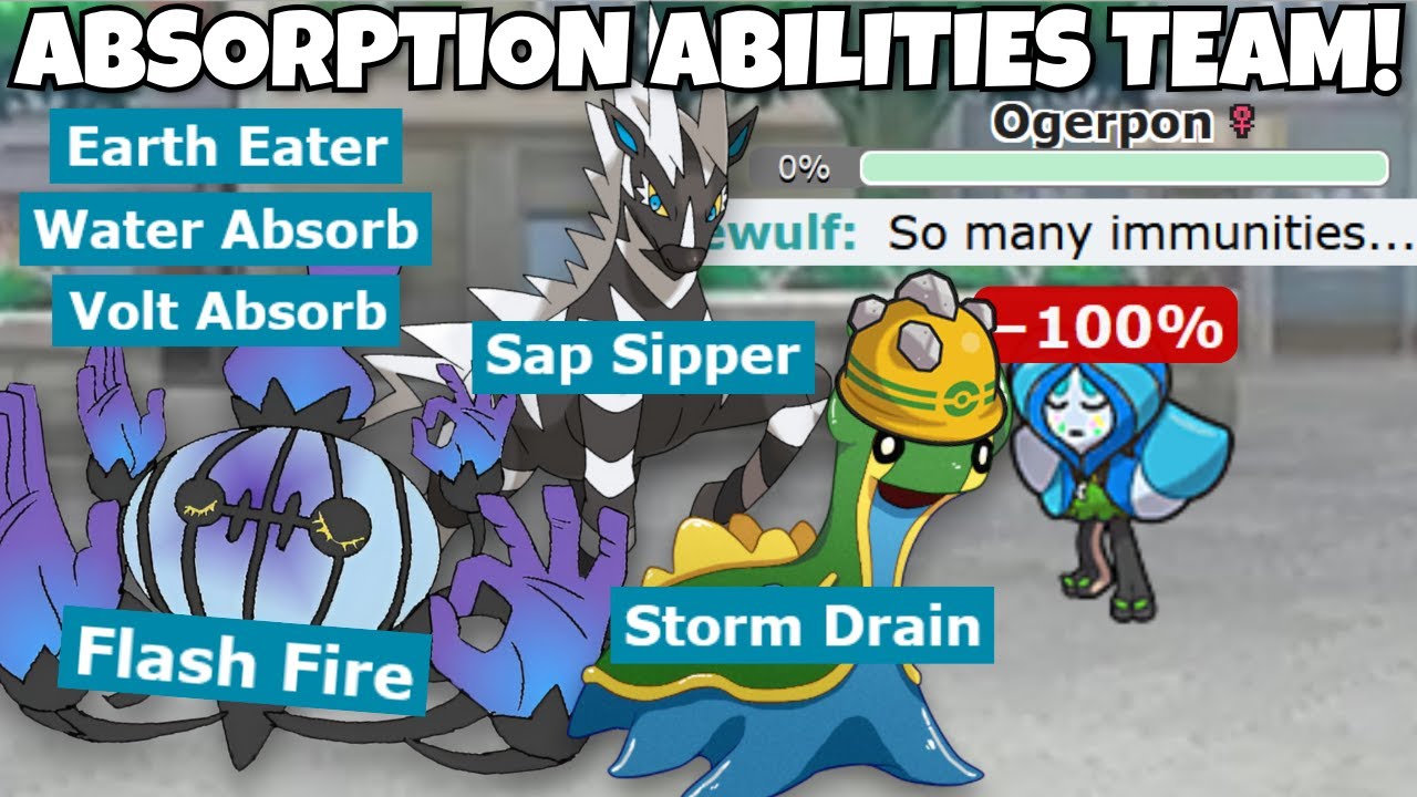 Absorbing Every Move?! The Most ANNOYING Team on Pokemon Showdown!