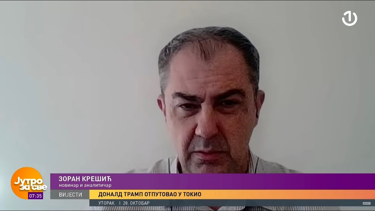 Jutro za sve: Zoran Krešić, novinar i analitičar