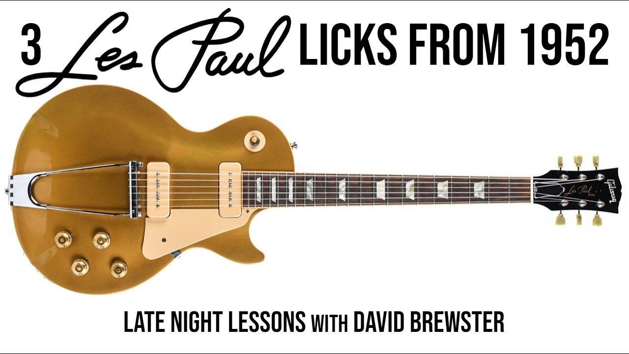 3 риффа Les Paul 1952 года