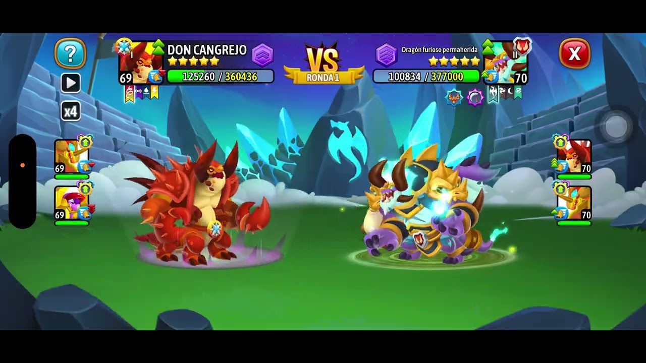 Me enfrento a un drag&oacute;n con 1M de vida 💀💀💀 #dragoncity 