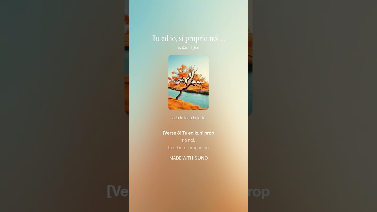 Tu ed io, s&igrave; proprio noi -(ITA1 Romashka-Style SAD BEST)  -Ты да я, да мы с тобой #song #musica