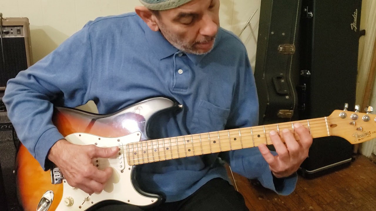 8 minute blues guitar lesson.