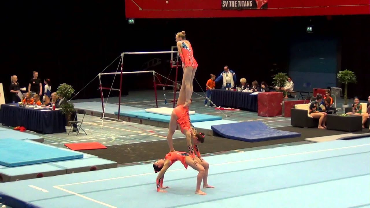 IAG 2014   094   068   WG   Senior   Bal   GBR   Heathrow Gymnastics, Elise Matthews, Georgia Lancas