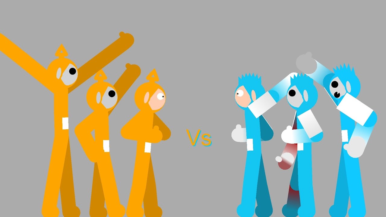 Arrow Tubby🧡 Vs Yeti Tubby🩵 (Stick Nodes)