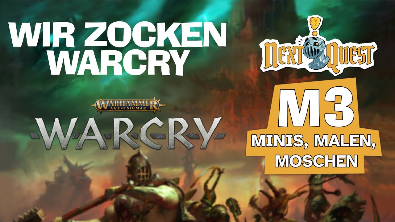 M3: Minis, Malen, Moschen - Warcry | mit Michael, Steff & Lupa