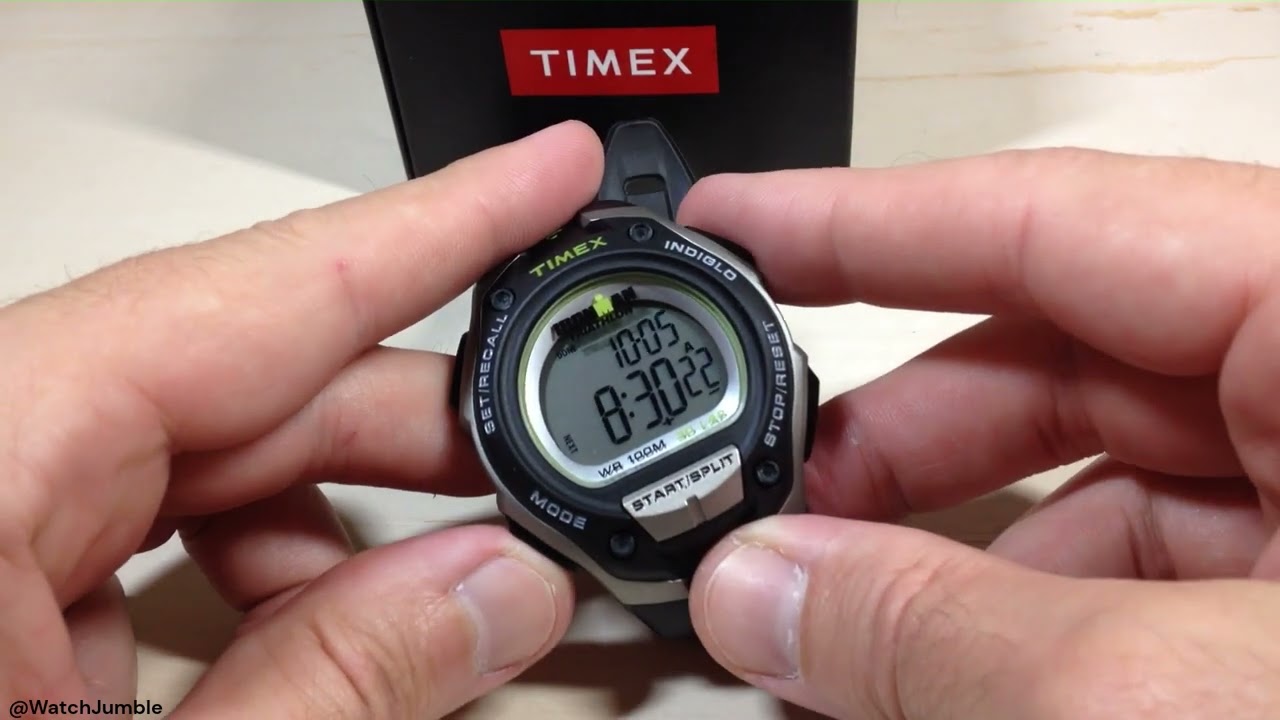 Timex Ironman (T5K412) | Установка времени и даты