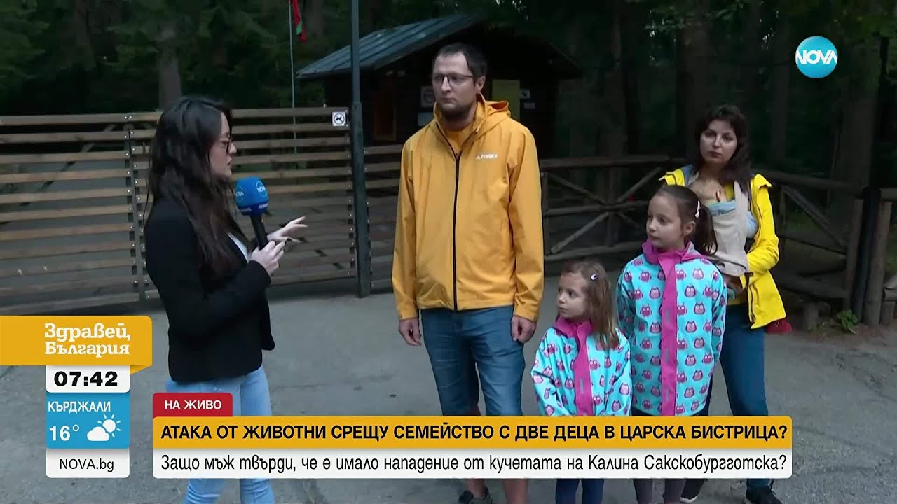 Семейство твърди, че кучетата на княгиня Калина Сакскобургготска са били насъскани срещу тях