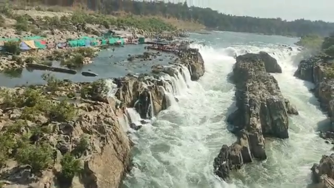 धुंआधार जलप्रपात Bhedaghat Jabalpur संगमरमर की चट्टानों के बीच Narmda River , Lets Know Vlog