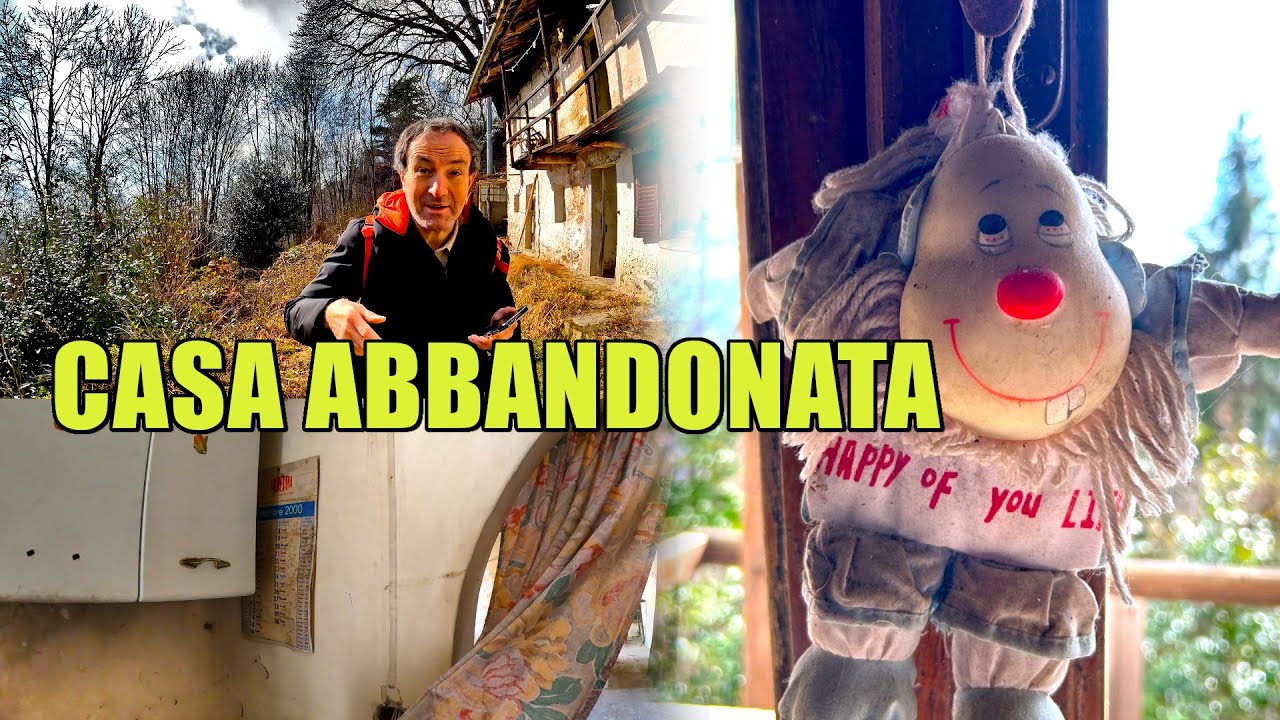 ESPLORIAMO UNA CASA ABBANDONATA NEL 2000 IN MONTAGNA! CI ABITAVA IL CUSTODE D'UNA VILLA SIGNORILE!
