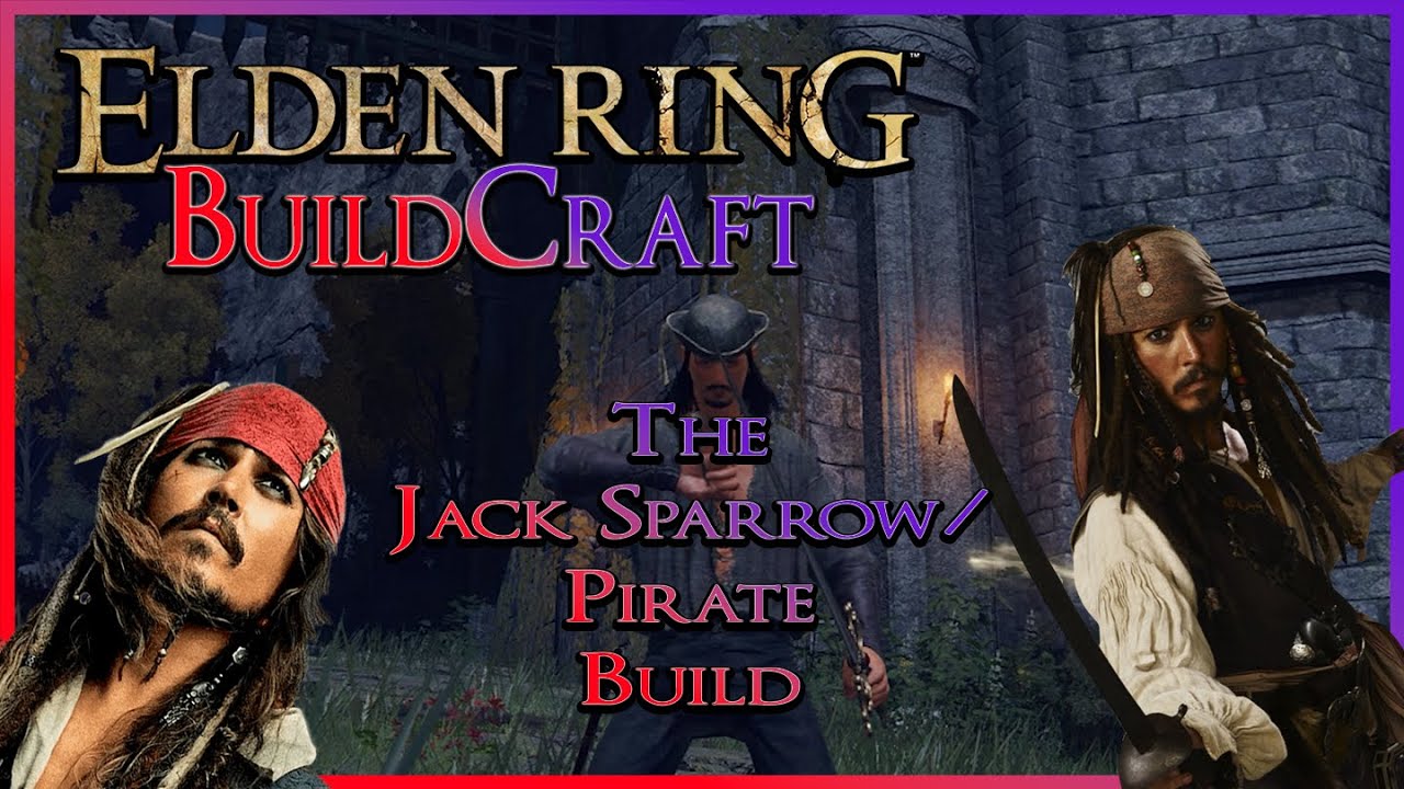 ELDEN RING BuildCraft - The Jack Sparrow/Pirate Build (The Rum!)