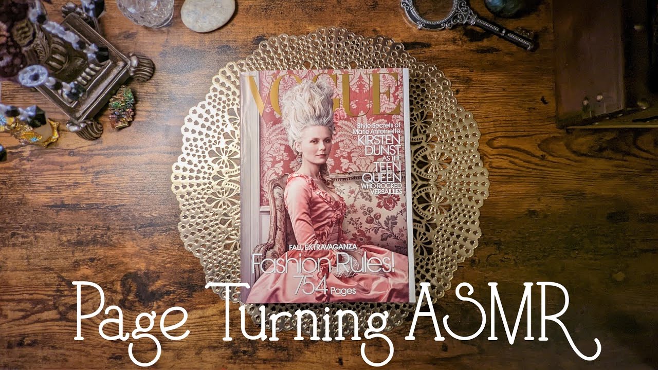 ASMR | Page Turning ASMR | VOGUE 2006 Magazine | No Talking