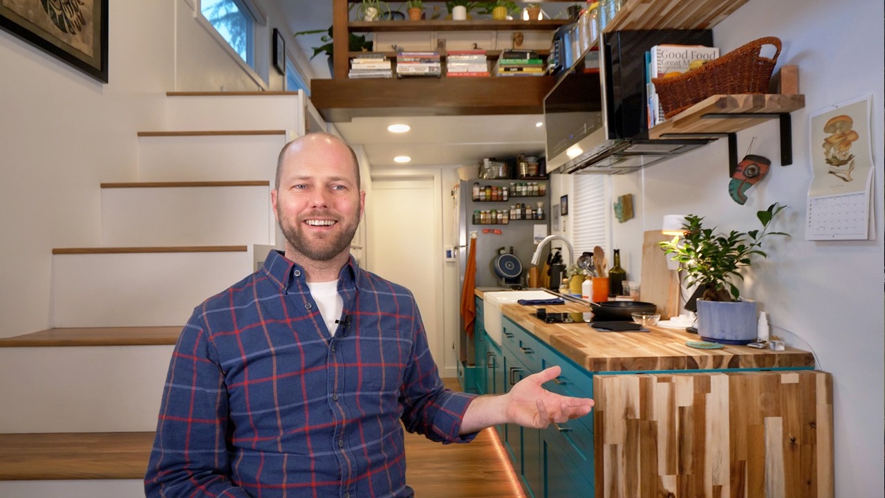 City Living in a Tiny House saves $1k a month!
