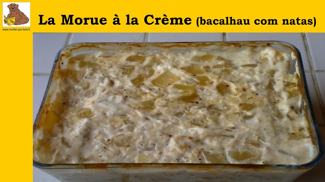 La morue à la crème (bacalhau com natas) (recette facile) HD