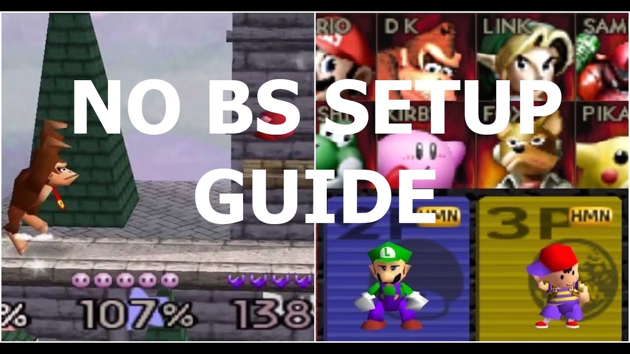 NO BS SMASH 64 NETPLAY SETUP GUIDE