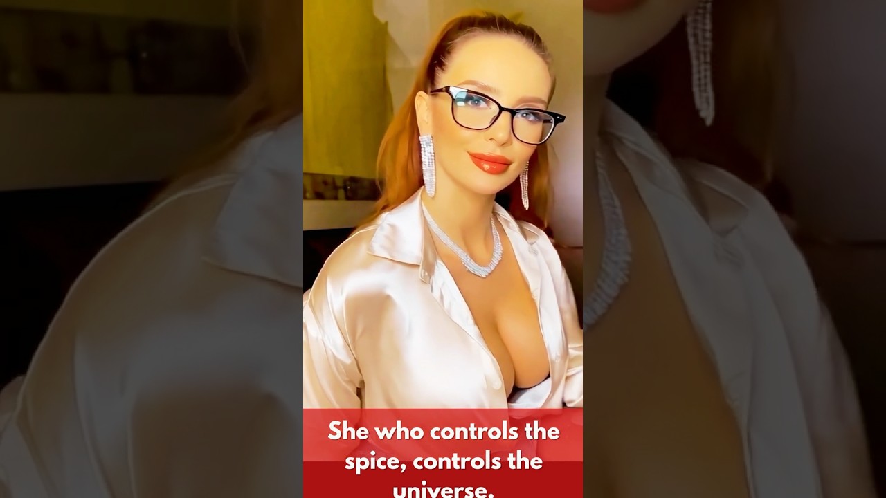 Smoking woman with Spec on  - She who controls the spice, controls the universe.. 