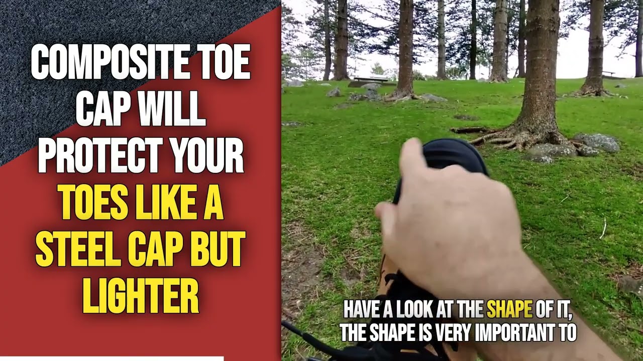 Composite Toe Cap Will Protect Your Toes Like A Steel Cap But Lighter