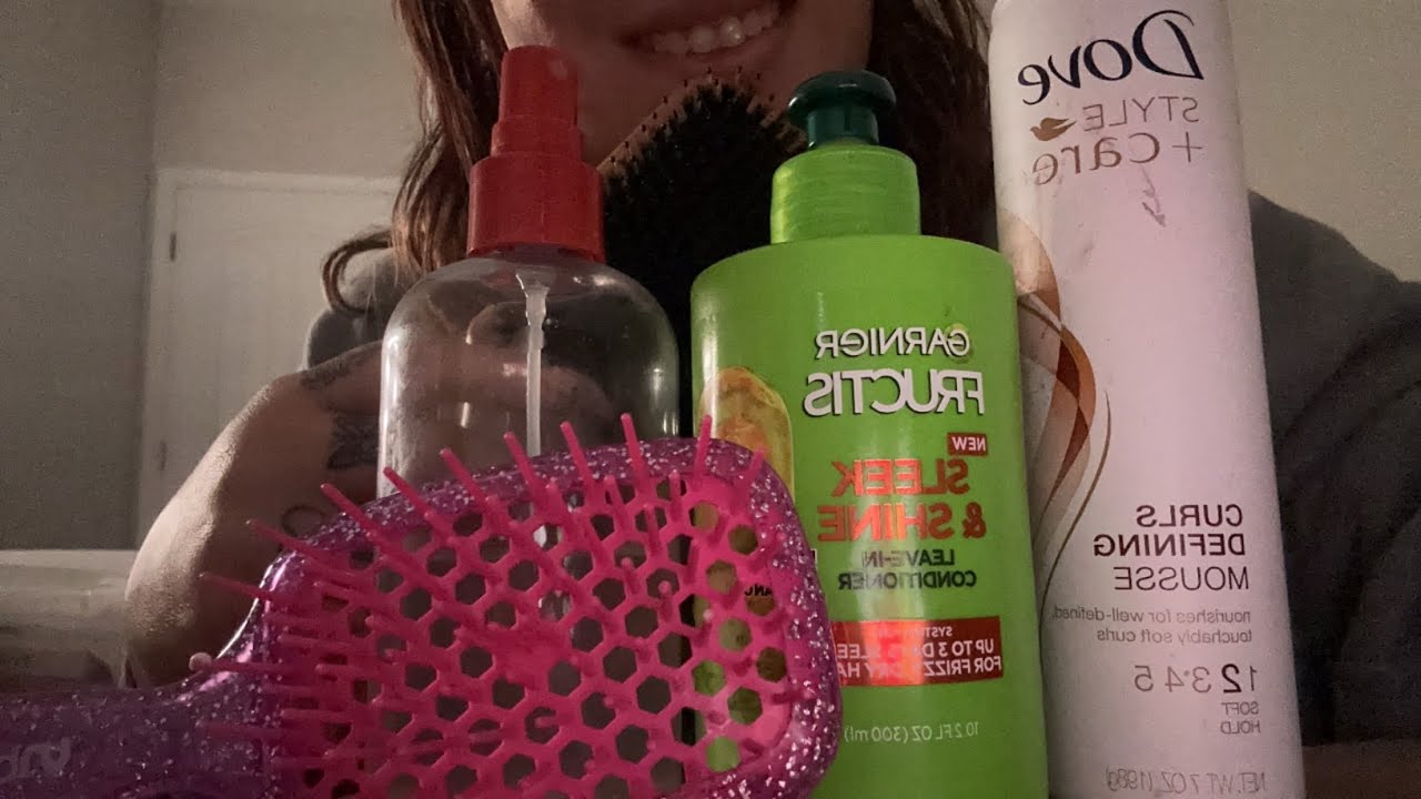 ASMR | Укладка волос. Создаём эффект мокрых кудрявых волос 👩🏻‍🦱