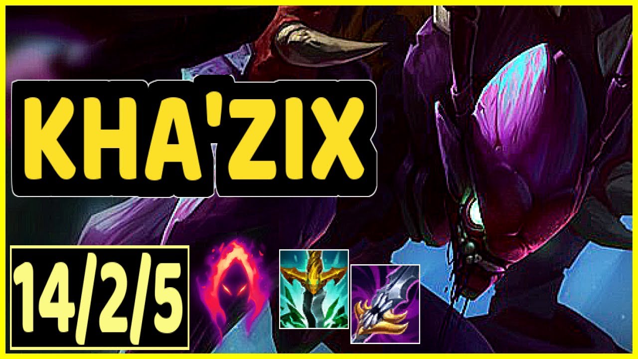 KHA'ZIX VS TRUNDLE - 14/2/5 KDA JUNGLE GAMEPLAY DIAMOND IV
