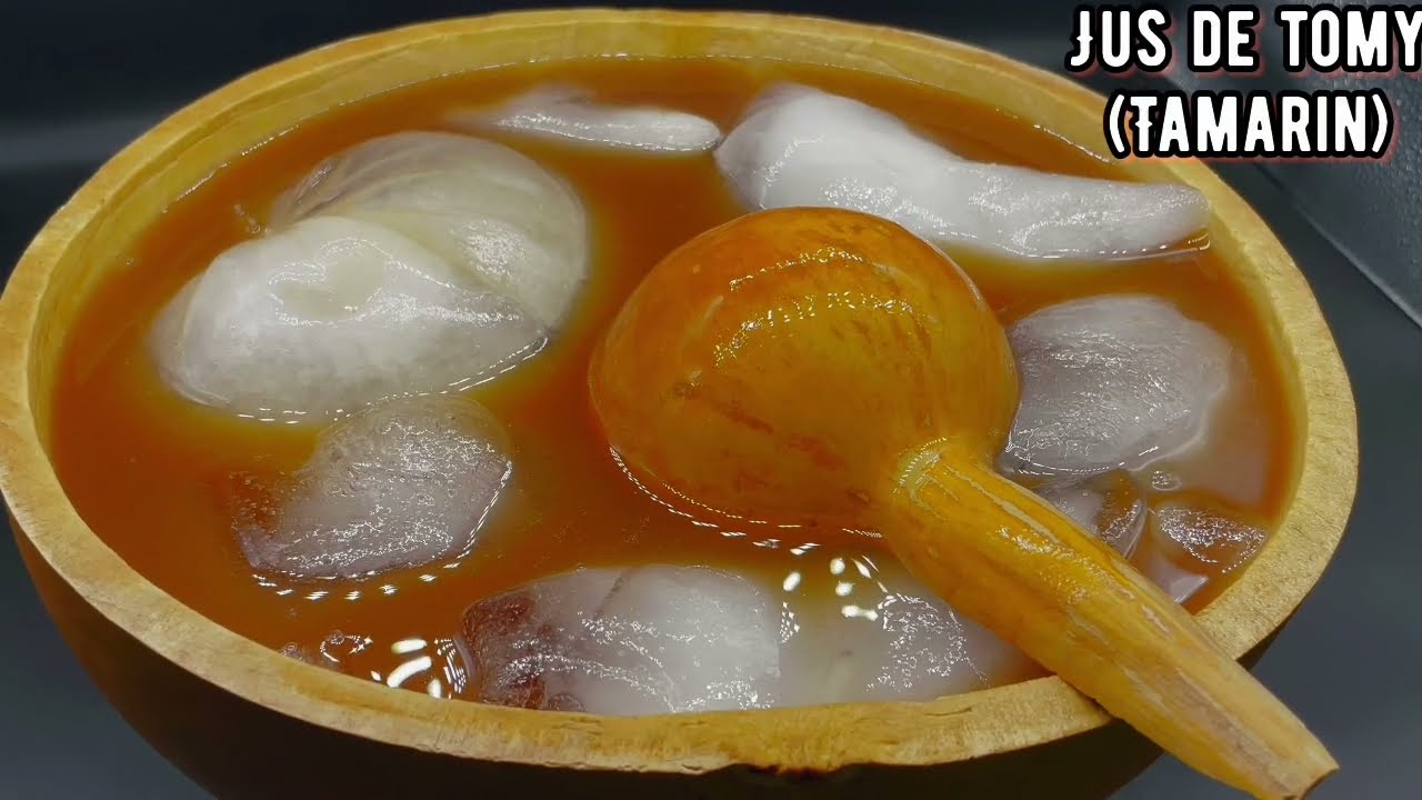 Jus de tomy. Tomidji, jus de tamarin très bon