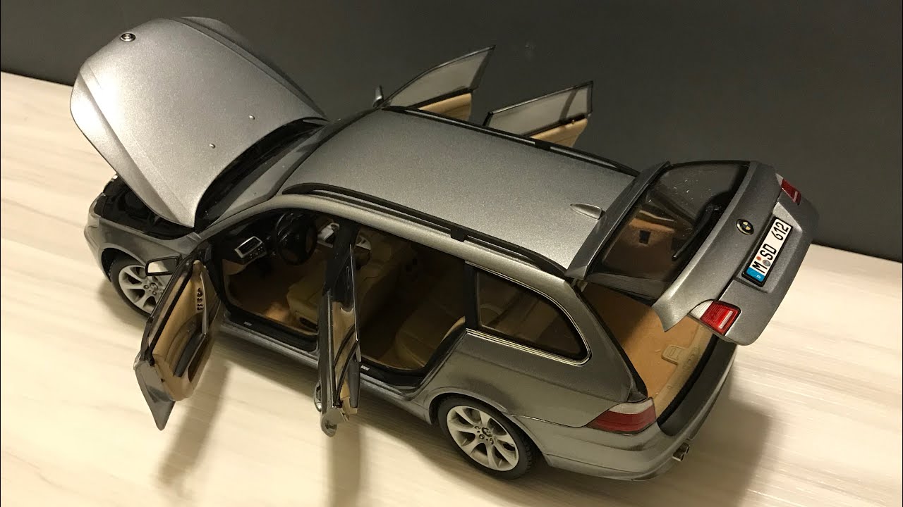 Kyosho 1/18 BMW 545i Touring E61 2004 | unboxing 開箱