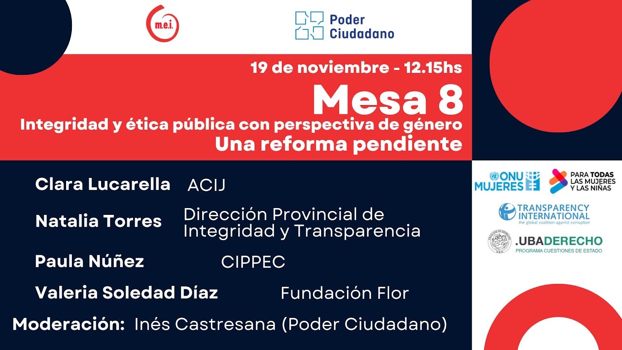 Mesa 8 - 5to Foro Internacional de Mujeres contra la Corrupción