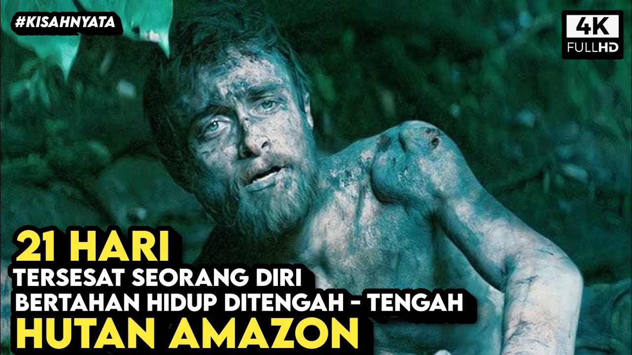 TERSESAT DAN BERTAHAN HIDUP DI HUTAN AMAZON‼️| ALUR CERITA FILM