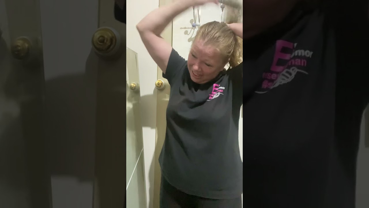 A shower and brushing hair is exhausting with Essential Tremor