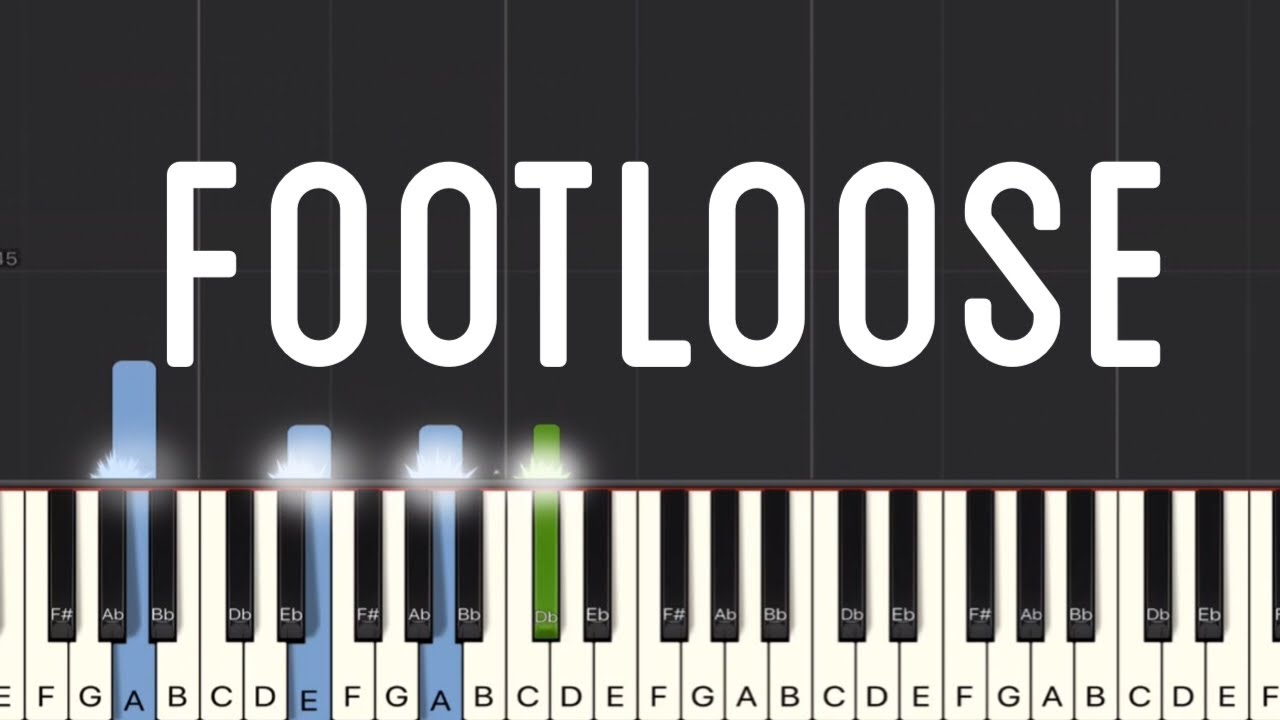 Kenny Loggins - Footloose Piano Tutorial | Medium