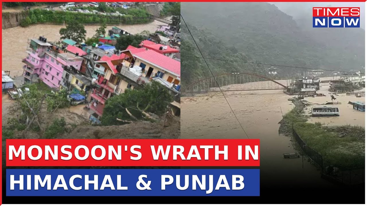 Monsoon Havoc: Himachal Pradesh Grapples With Devastation, Death Toll Rises | Punjab Battles Flood