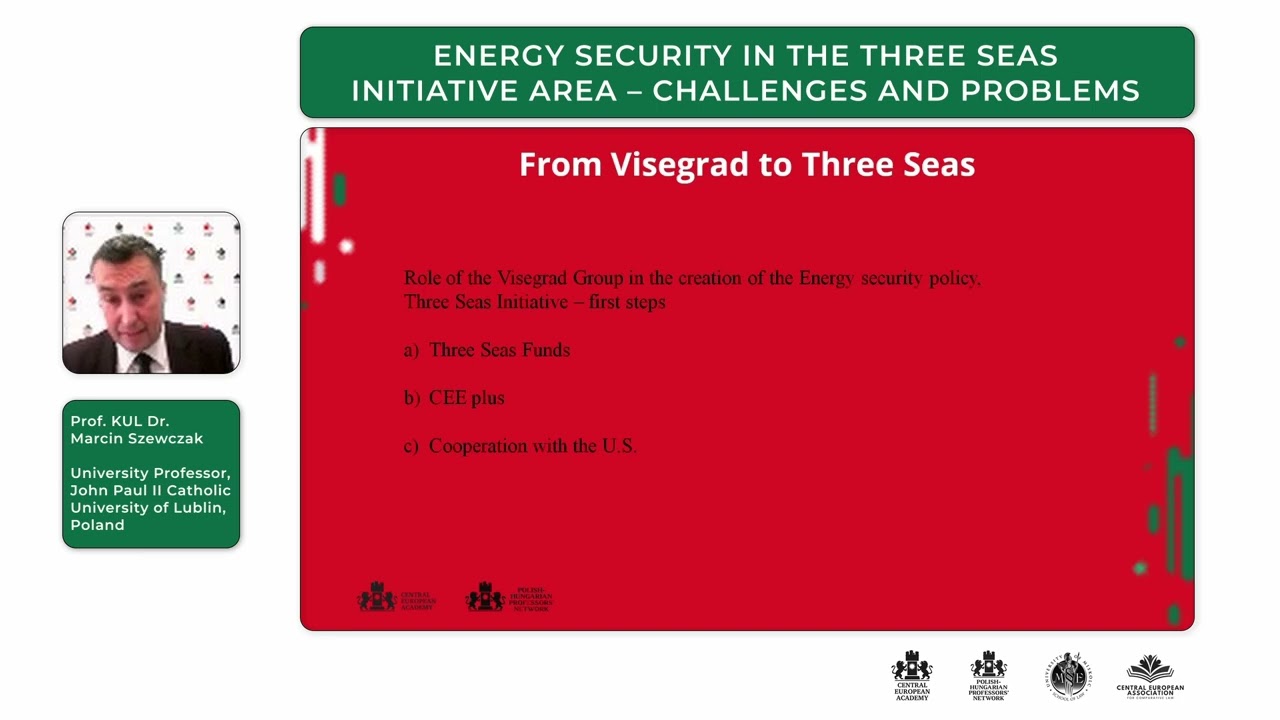 M. Szewczak - Energy Security in the Three Seas Initiative Area &ndash; Challenges and Problems